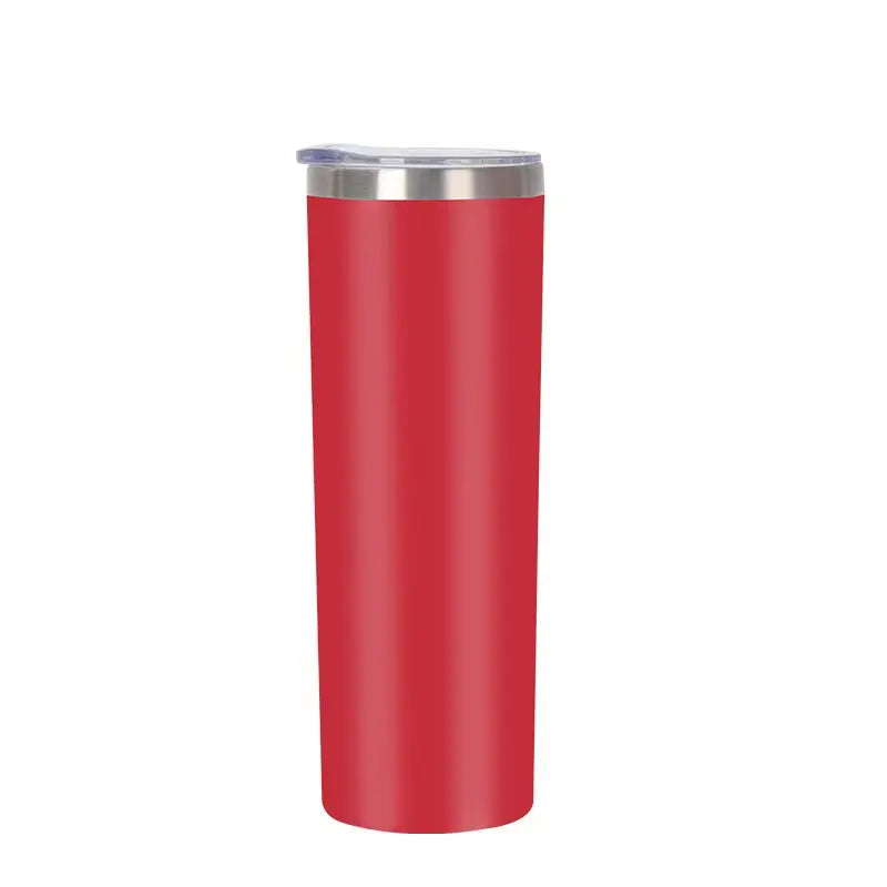 Skinny Double Wall Insulated Tumbler with Lid and Straw, 12oz 20oz | Wholesale