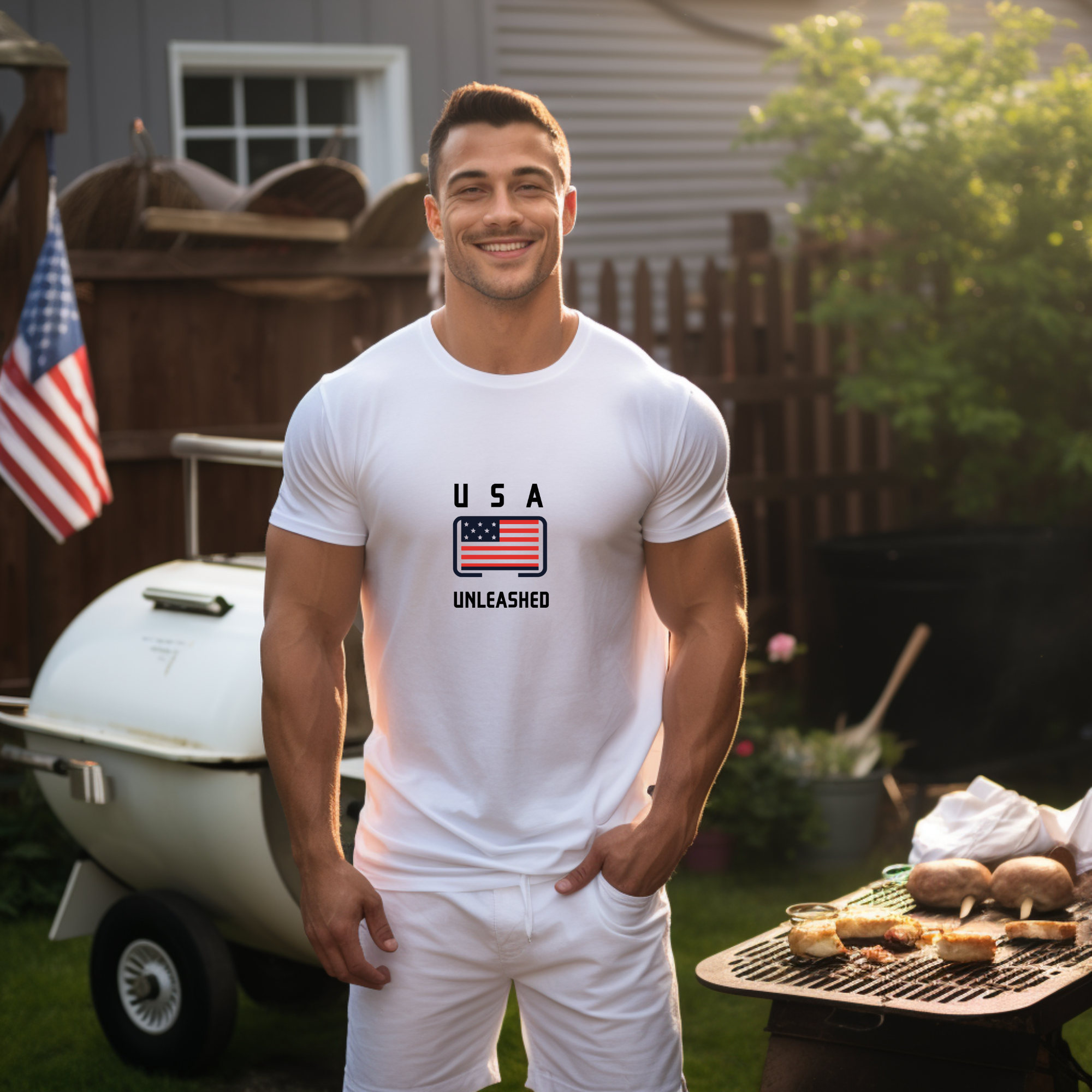 4th of July Shirt - USA Unleashed Unisex Design