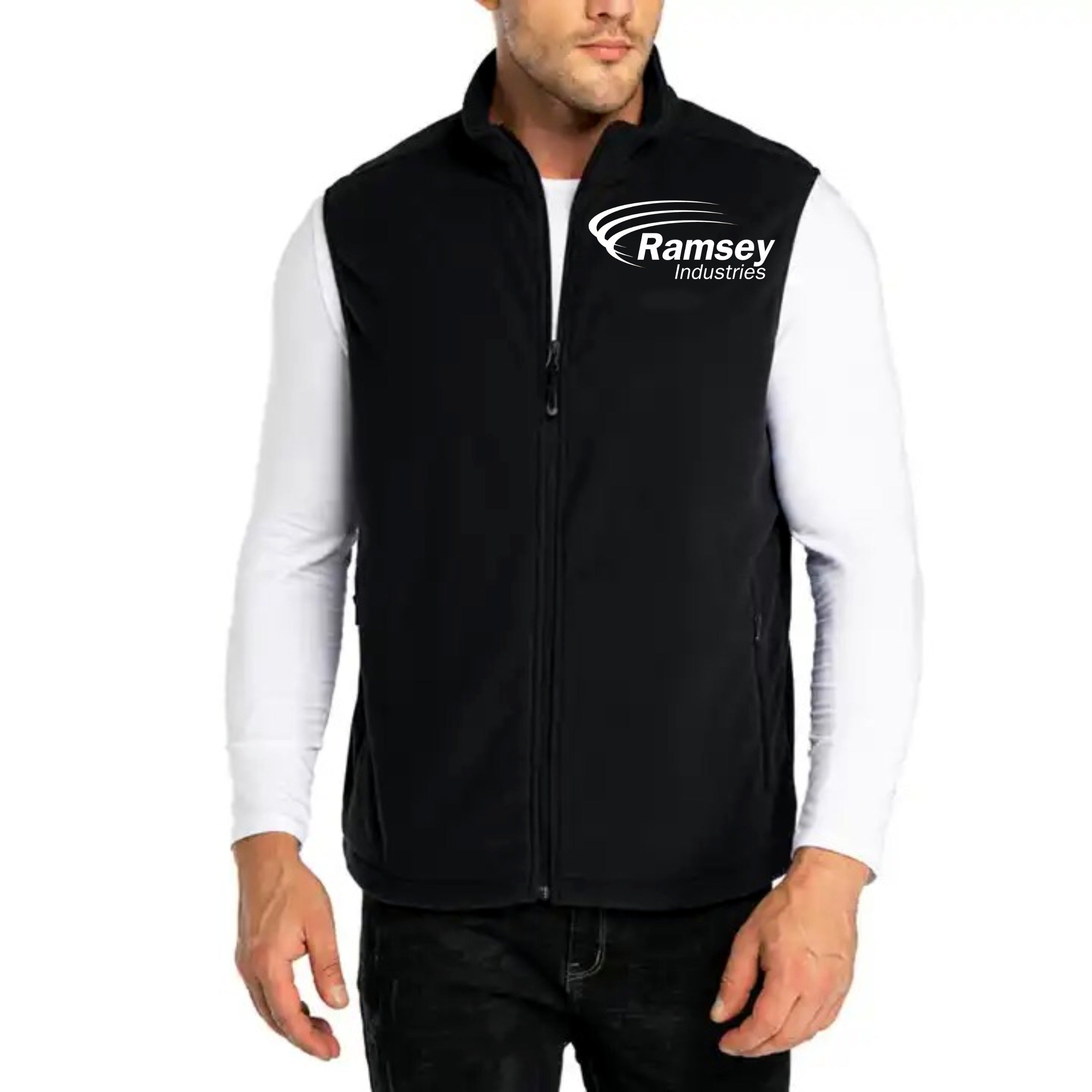 Custom Men's Fleece Vest | Corporate Apparel | Wholesale