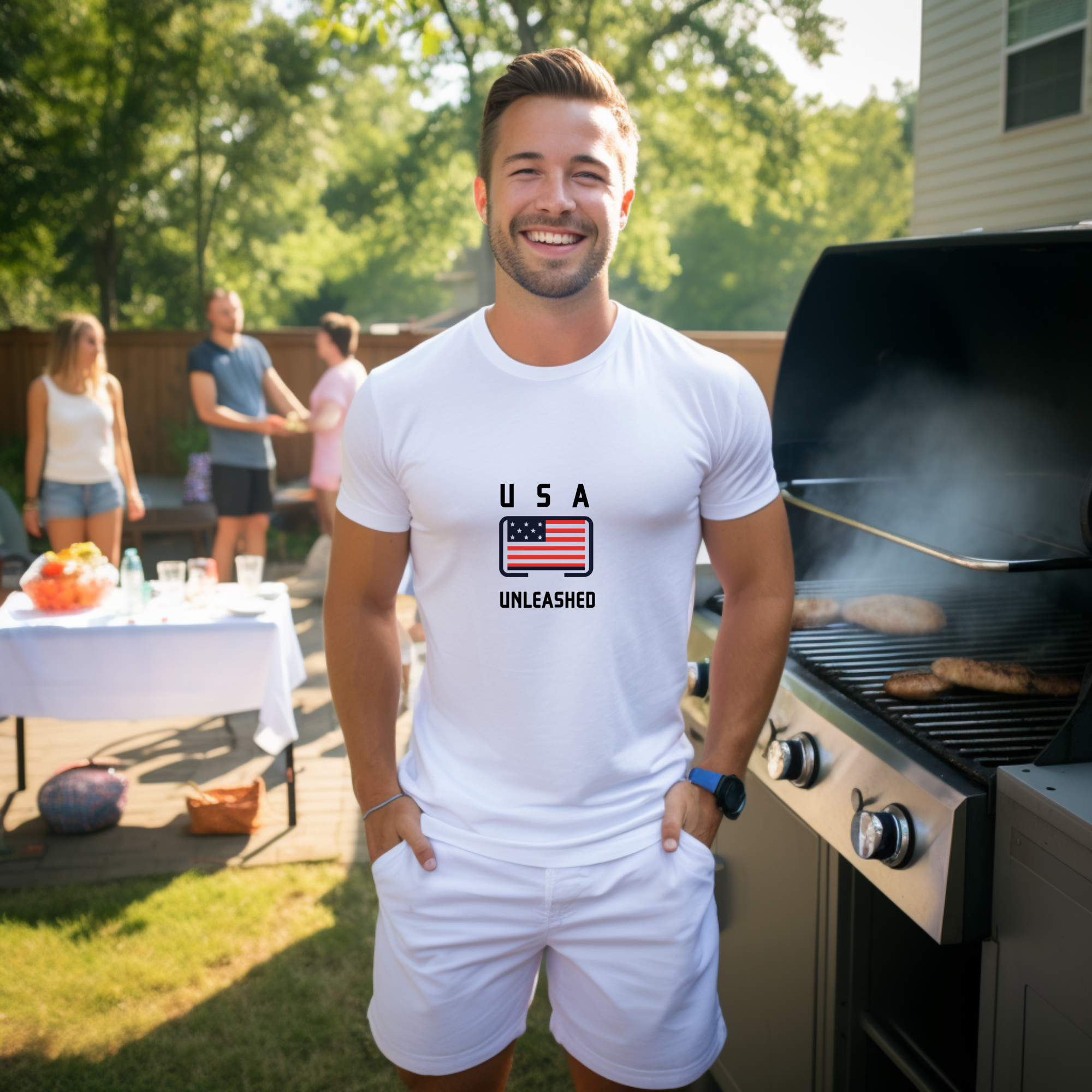 4th of July Shirt - USA Unleashed Unisex Design